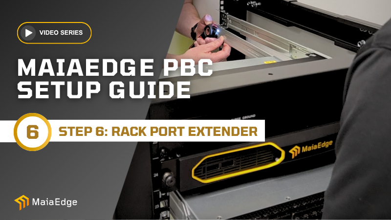 Step 6: Rack the Port Extender